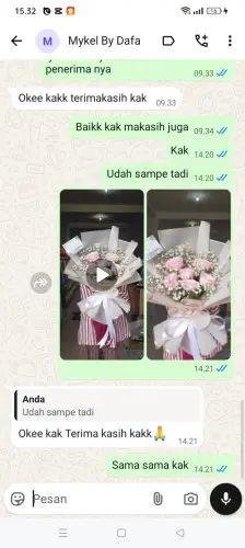 Testimonial Buket Bunga majakerta