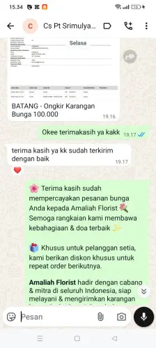 Testimonial Papan Bunga majakerta