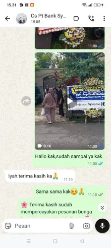 Testimonial Papan Bunga majakerta